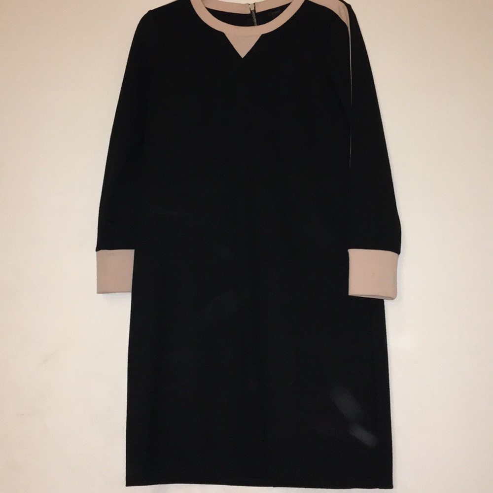 Cute casual black and blush pink dress